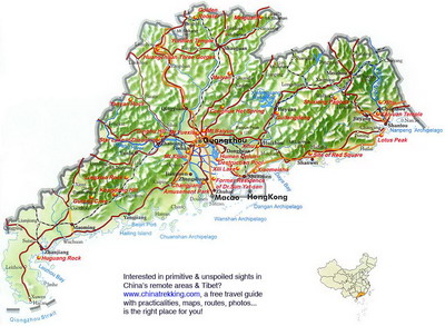 Guangdong Travel Map