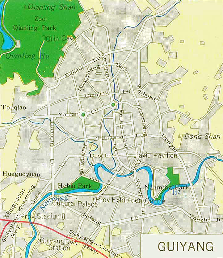 Guiyang City Map