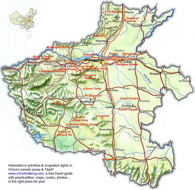 Henan Travel Map