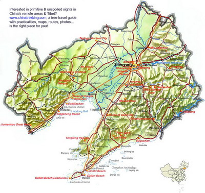 Liaoning Travel Map