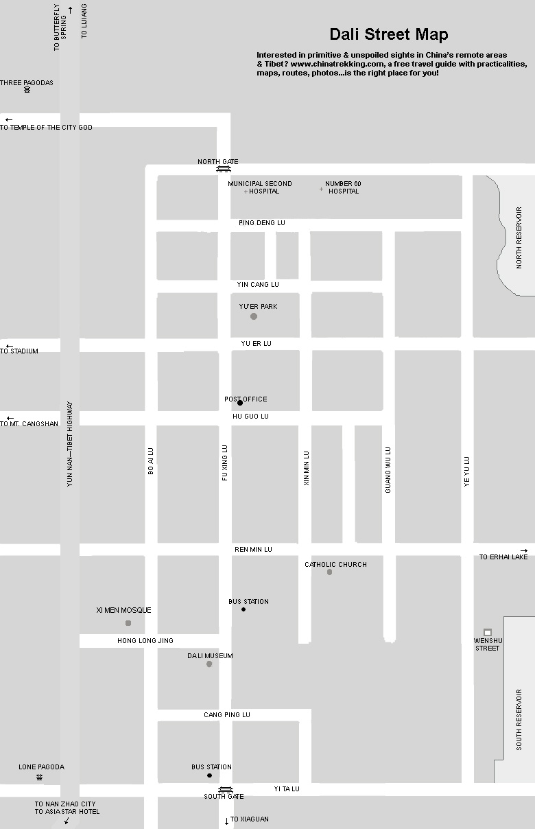 Dali Street Map